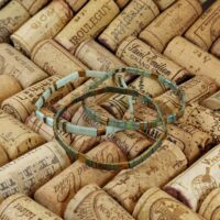 Bracelets De Perles Plates Re•ve Originel™ Ensemble Osiris 23