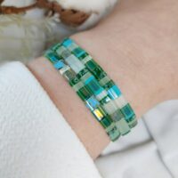 Bracelet De Perles Plates Re•ve Originel™ Helios 6