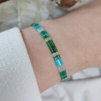 Bracelet De Perles Plates Re•ve Originel™ Helios 7