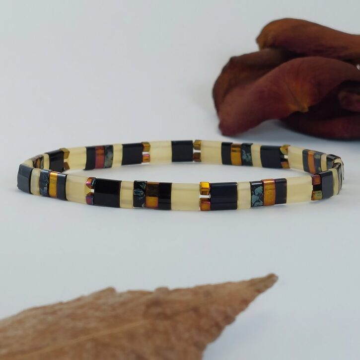 Bracelet De Perles Plates Re•ve Originel™ Houni 2