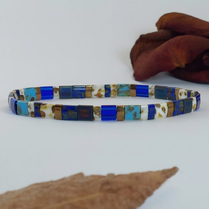 Bracelet De Perles Plates Re•ve Originel™ Lugio 1