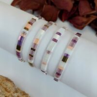 Bracelet De Perles Plates Re•ve Originel™ Lys 1