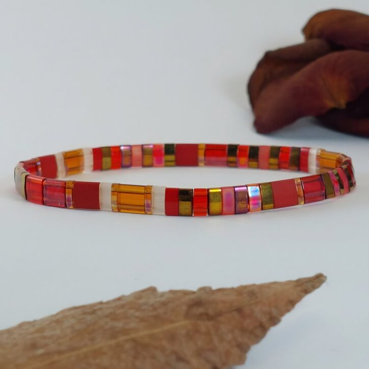 Bracelet De Perles Plates Re•ve Originel™ Paula 2