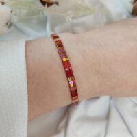 Bracelet De Perles Plates Re•ve Originel™ Paula 7