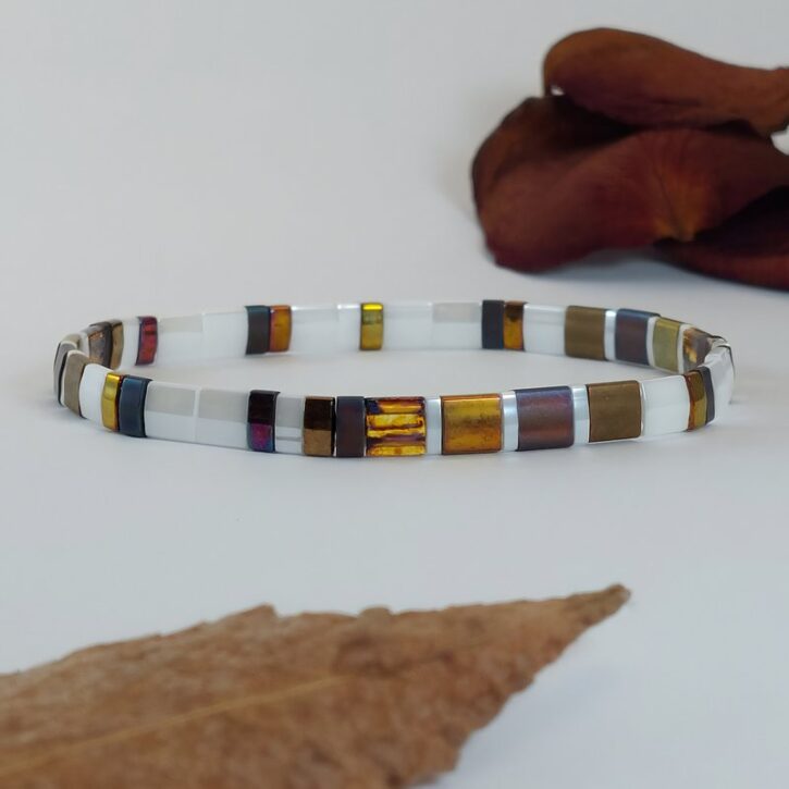 Bracelet De Perles Plates Re•ve Originel™ Sophie 2