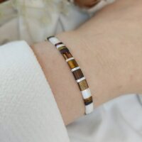 Bracelet De Perles Plates Re•ve Originel™ Sophie 7