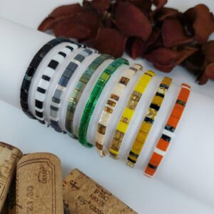 Bracelets De Perles Plates Re•ve Originel™ Collection Mystere Animaux 1