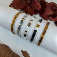 Bracelets De Perles Plates Re•ve Originel™ Ensemble Almea 1