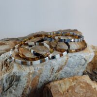 Bracelets De Perles Plates Re•ve Originel™ Ensemble Almea 5