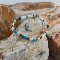 Bracelets De Perles Plates Re•ve Originel™ Ensemble Basile 10