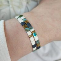 Bracelets De Perles Plates Re•ve Originel™ Ensemble Basile 11