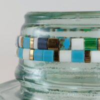 Bracelets De Perles Plates Re•ve Originel™ Ensemble Basile 4