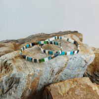 Bracelets De Perles Plates Re•ve Originel™ Ensemble Basile 8