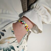 Bracelets De Perles Plates Re•ve Originel™ Ensemble Candice 19