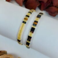 Bracelets De Perles Plates Re•ve Originel™ Ensemble Cleopatra 1