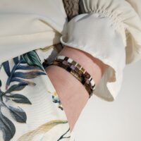 Bracelets De Perles Plates Re•ve Originel™ Ensemble Ebene 9