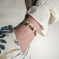 Bracelets De Perles Plates Re•ve Originel™ Ensemble Emilie 19