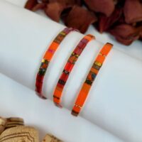 Bracelets De Perles Plates Re•ve Originel™ Ensemble Fuego 1