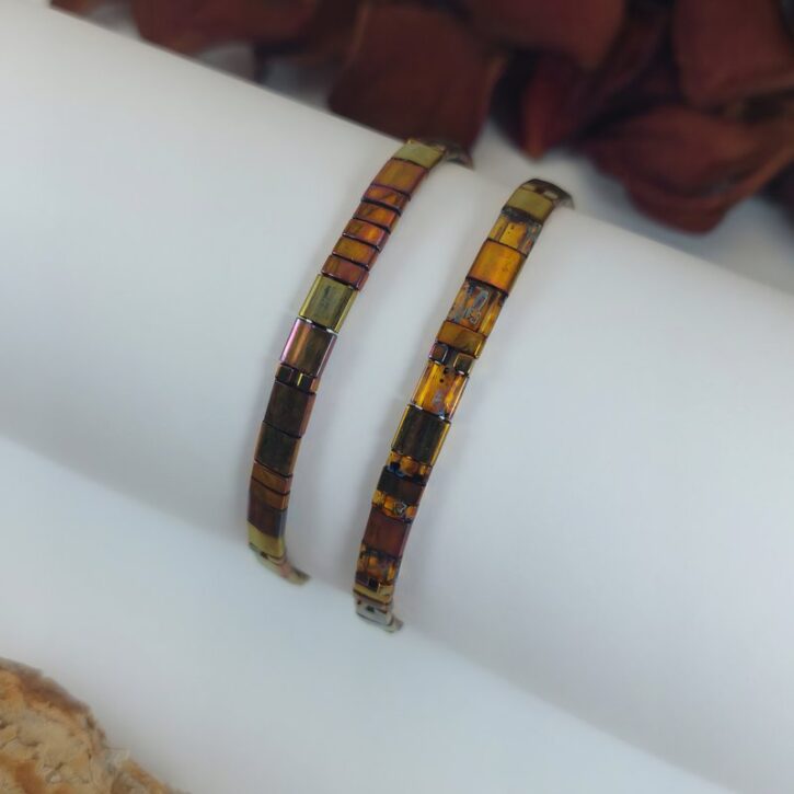 Bracelets De Perles Plates Re•ve Originel™ Ensemble Grace 1