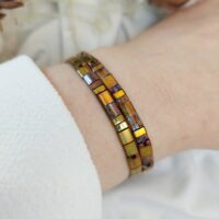 Bracelets De Perles Plates Re•ve Originel™ Ensemble Grace 11