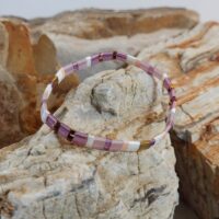 Bracelets De Perles Plates Re•ve Originel™ Ensemble Lila 16