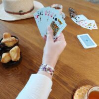 Bracelets De Perles Plates Re•ve Originel™ Ensemble Lila 22