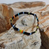 Bracelets De Perles Plates Re•ve Originel™ Ensemble Liquorice 11