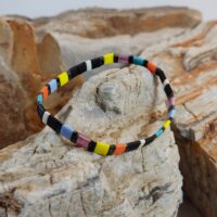 Bracelets De Perles Plates Re•ve Originel™ Ensemble Liquorice 12