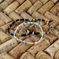 Bracelets De Perles Plates Re•ve Originel™ Ensemble Liquorice 9