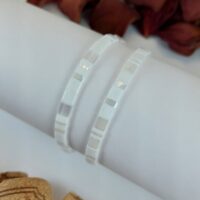 Bracelets De Perles Plates Re•ve Originel™ Ensemble Luna 1