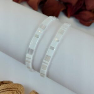 Bracelets De Perles Plates Re•ve Originel™ Ensemble Luna 1