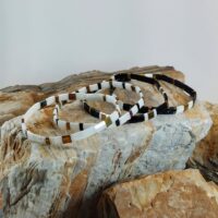 Bracelets De Perles Plates Re•ve Originel™ Ensemble Milos 12