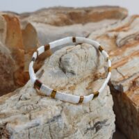 Bracelets De Perles Plates Re•ve Originel™ Ensemble Milos 13