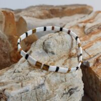 Bracelets De Perles Plates Re•ve Originel™ Ensemble Milos 14