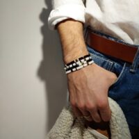 Bracelets De Perles Plates Re•ve Originel™ Ensemble Milos 28