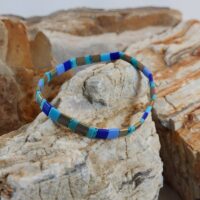 Bracelets De Perles Plates Re•ve Originel™ Ensemble Poseidon 13