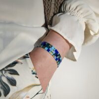 Bracelets De Perles Plates Re•ve Originel™ Ensemble Poseidon 19