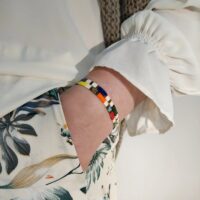 Bracelets De Perles Plates Re•ve Originel™ Ensemble Rainbow 15