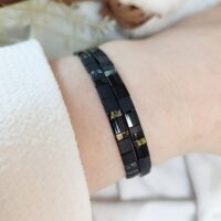 Bracelets De Perles Plates Re•ve Originel™ Ensemble Romeo 11