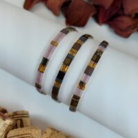 Bracelets De Perles Plates Re•ve Originel™ Ensemble Royal 1