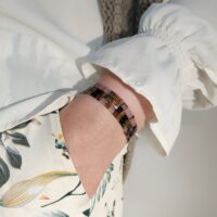 Bracelets De Perles Plates Re•ve Originel™ Ensemble Royal 19