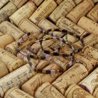 Bracelets De Perles Plates Re•ve Originel™ Ensemble Royal 9