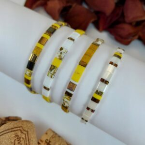 Bracelets De Perles Plates Re•ve Originel™ Ensemble Solas 1