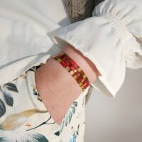 Bracelets De Perles Plates Re•ve Originel™ Ensemble Solina 19