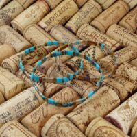 Bracelets De Perles Plates Re•ve Originel™ Ensemble Turquesa 9