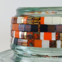 Bracelets De Perles Plates Re•ve Originel™ Ensemble Vulcan 6