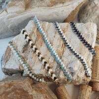 Bracelet De Perles Jo•ie Ambiance 2 Rangees Personnalise 8