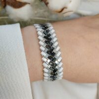 Bracelet De Perles Jo•ie Ambiance 6 Rangees Personnalise 17