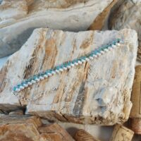 Bracelet De Perles Plates Jo•ie Ambiance Azul 2