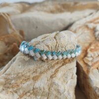 Bracelet De Perles Plates Jo•ie Ambiance Azul 3